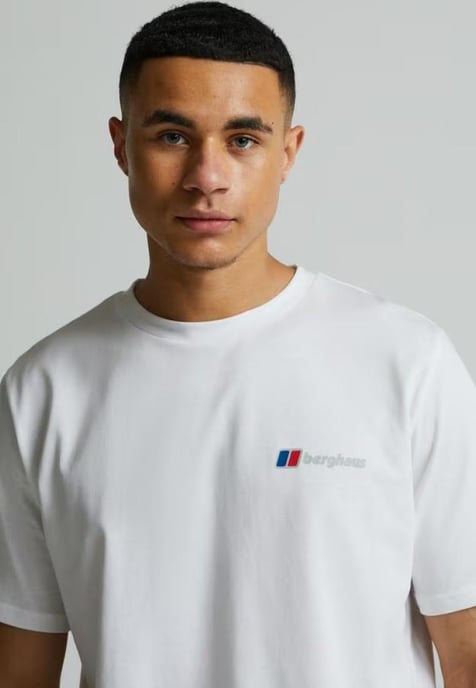 Berghaus Alpine Peak Threshold T-Shirt in White - Image 3