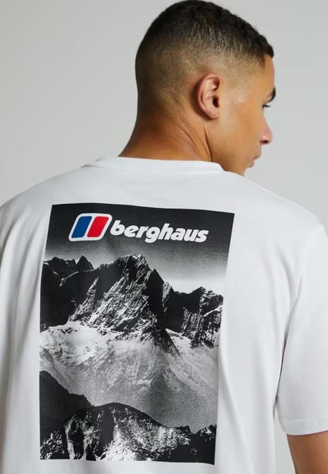 Berghaus Alpine Peak Threshold T-Shirt in White - Image 4