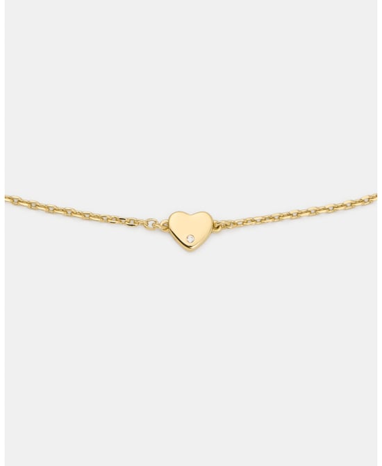 You're A Gem Metal Mini Heart Bracelet - Image 2