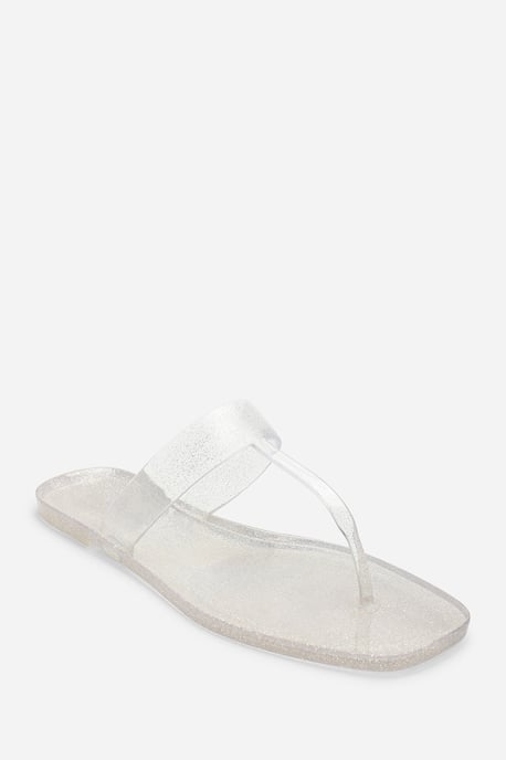 Wheres That From Womens Rosalyn Glitter Thong Flip Flop Sandals - Image 2