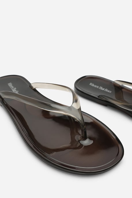 Wheres That From Womens Chandler Jelly Thong Flip Flop Sandals - Image 4