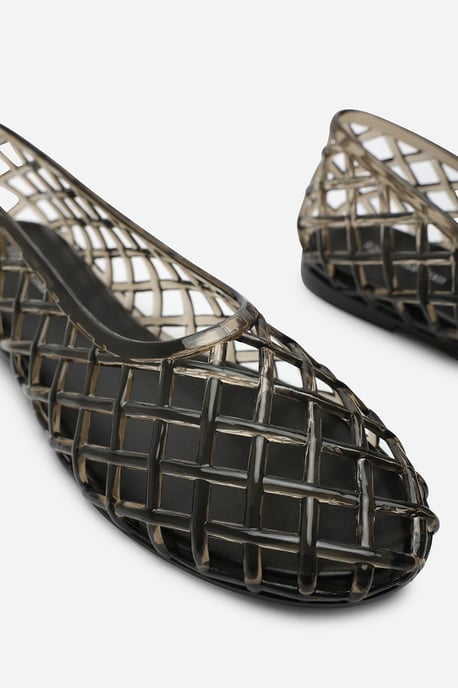 Wheres That From Womens Kori Jelly Ballet Pumps - Image 3