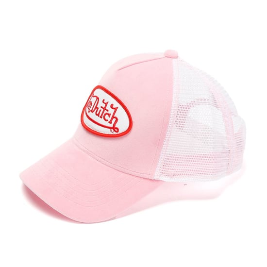 Von Dutch Velvet Trucker Pink/Red Caps - Image 2