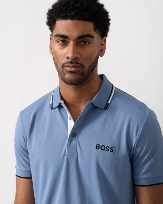 Paddy Pro Polo Shirt in Blue - Image 3