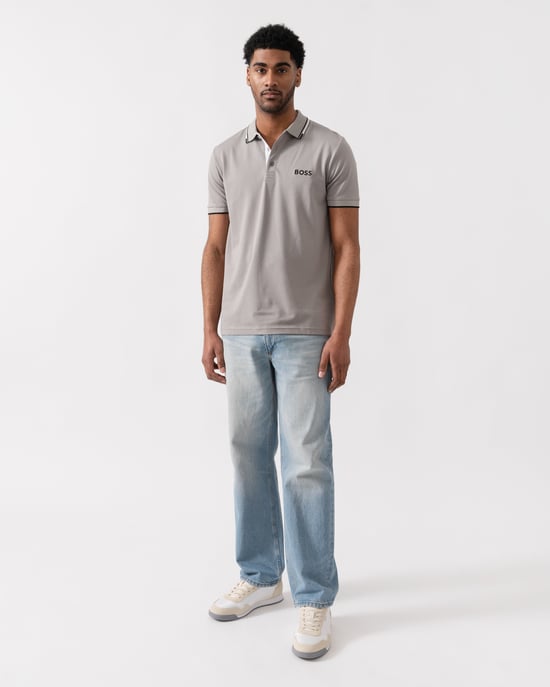 Paddy Pro Polo Shirt in Grey - Image 4