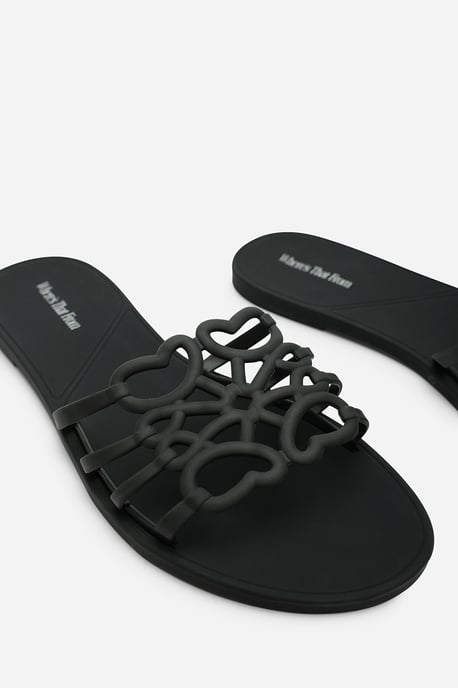 Wheres That From Womens Emiliana Cut Out Jelly Flat Sandals - Image 4