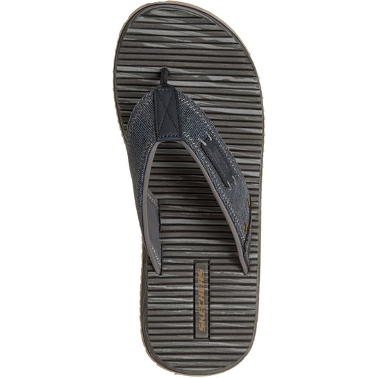 Skechers Quill Textiel Heren Marineblauwe Slippers - Image 3