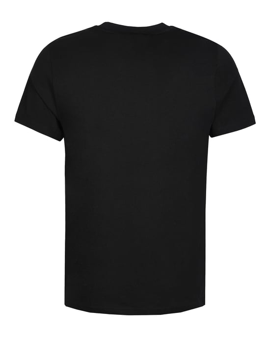 Fred Perry Textured Laurel Wreath T-Shirt Black - Image 3
