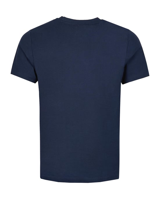 Fred Perry Textured Laurel Wreath T-Shirt Blue - Image 3
