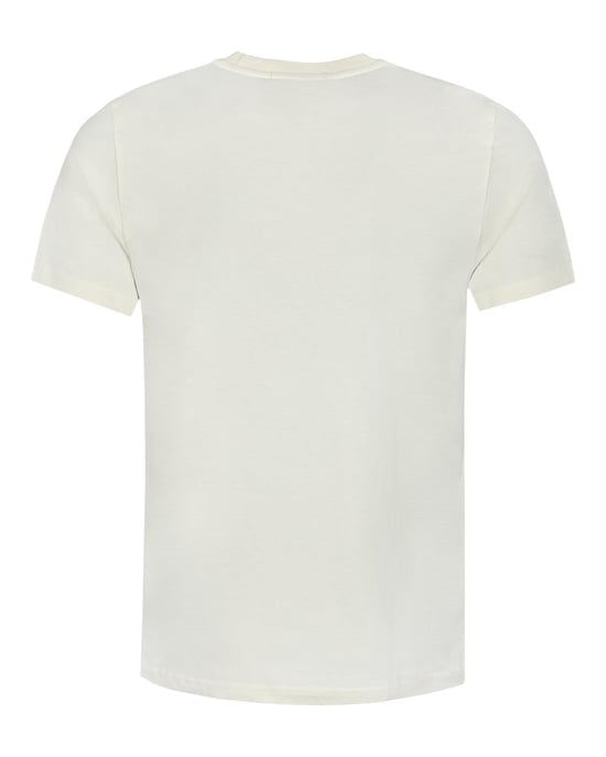 Fred Perry Textured Laurel Wreath T-Shirt Ecru - Image 3
