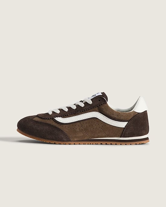 Vans Super Lowpro Suède Dames Bruine Sneakers - Image 4