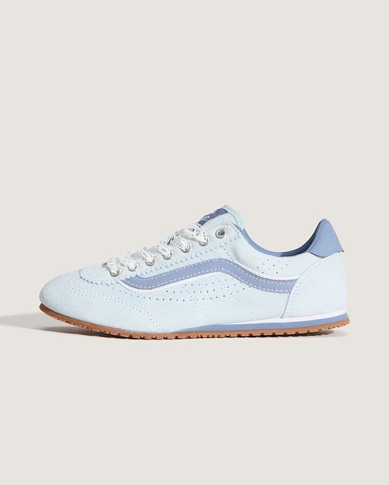Vans Super Lowpro Suede Women's Light Blue Trainers - Image 4