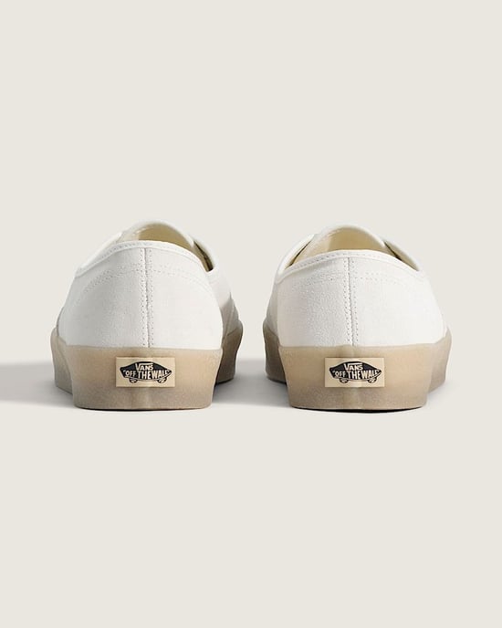 Vans Authentic Crepe Leren Witte Sneakers Voor Mannen - Image 3