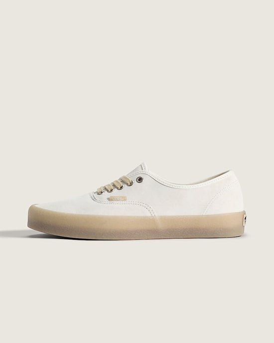Vans Authentic Crepe Leren Witte Sneakers Voor Mannen - Image 4