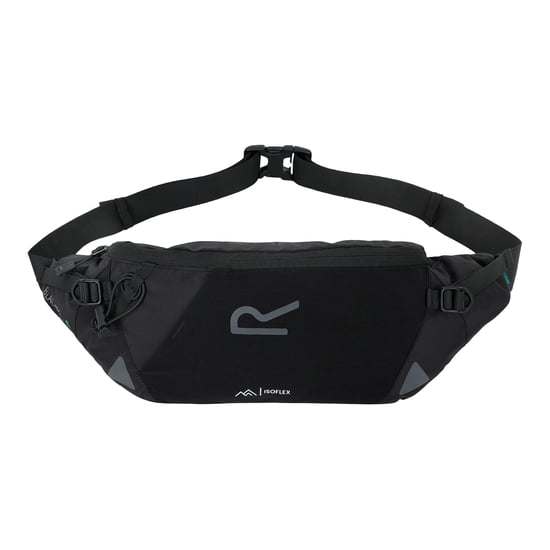Regatta Blackfell 4 Reflective 5L Waist Bag (Black) - Image 1