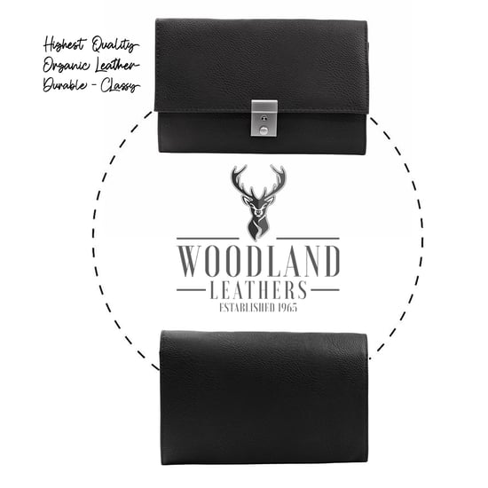 Passport Holder Travel Document Wallet Organiser in Black - Image 6