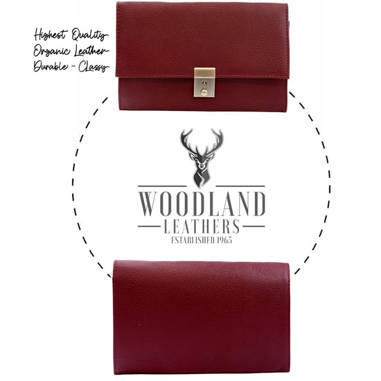 Passport Holder Travel Document Wallet Organiser in Burgundy - Image 6