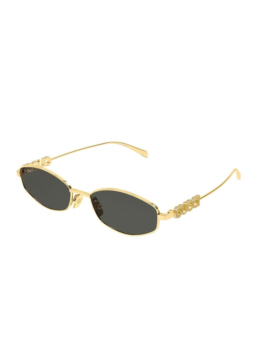 Gucci Zonnebril Goud/Grijs - Image 1