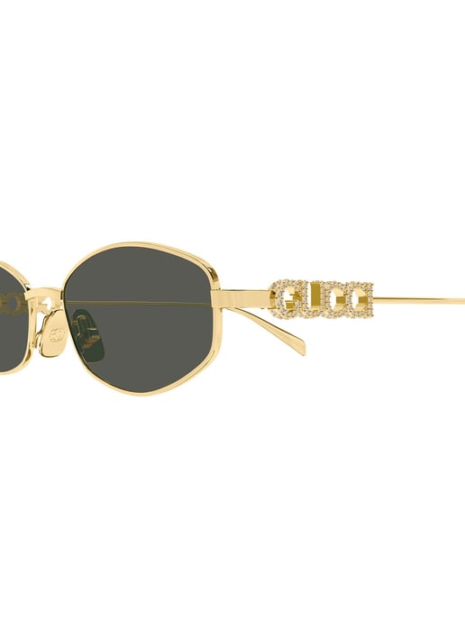 Gucci Zonnebril Goud/Grijs - Image 2