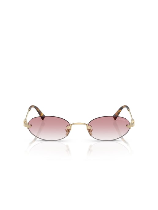 Miu Miu Sunglasses Pink/Gold - Image 2