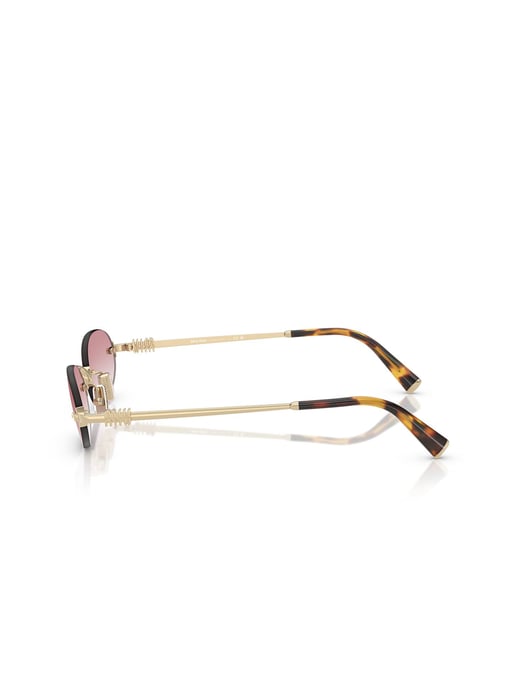 Miu Miu Sunglasses Pink/Gold - Image 3