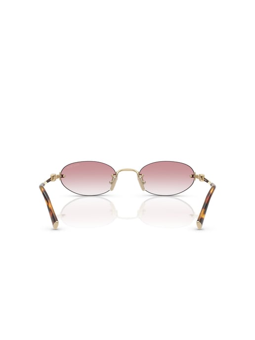 Miu Miu Sunglasses Pink/Gold - Image 4