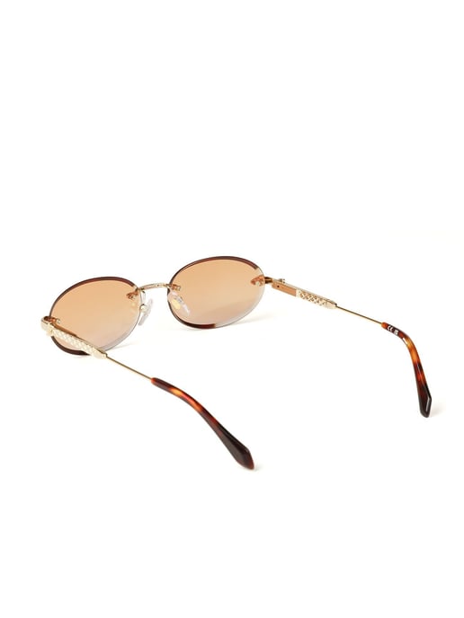 Just Cavalli Zonnebril Gepolijst Roze Goud - Image 3