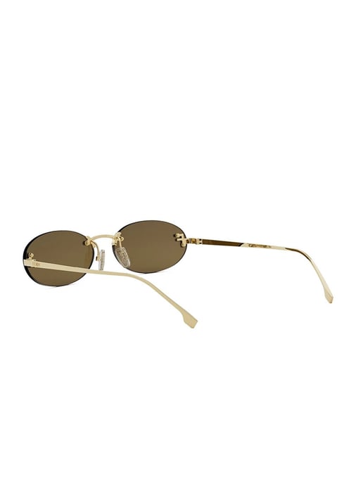 Fendi Zonnebril Goud/Bruin - Image 3