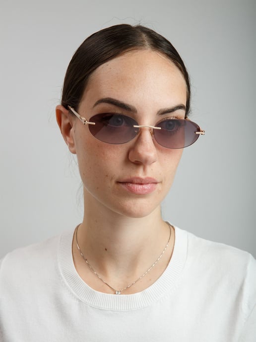 Furla Sunglasses Glossy Full Beige - Image 4