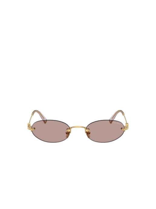 Miu Miu Solglasögon Brun/Guld - Image 2