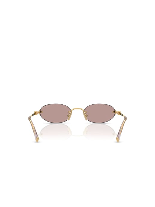 Miu Miu Solglasögon Brun/Guld - Image 3