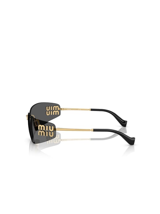 Miu Miu Sunglasses Grey/Gold - Image 3