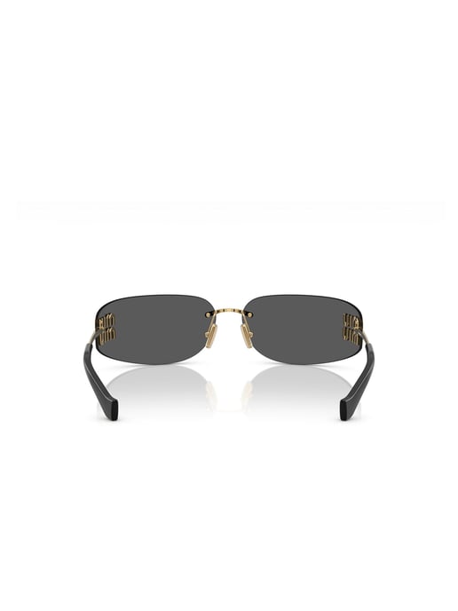 Miu Miu Sunglasses Grey/Gold - Image 4