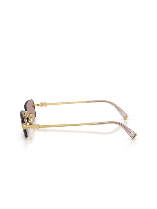 Miu Miu Solglasögon Lila/Guld - Image 3
