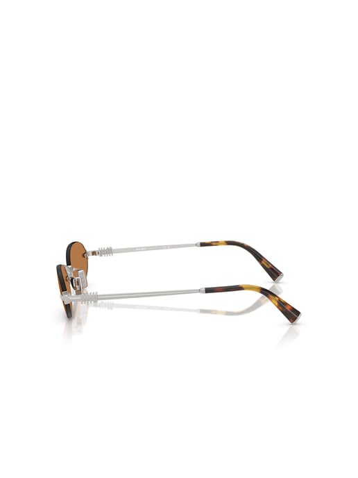 Miu Miu Sunglasses Brown/Silver - Image 3