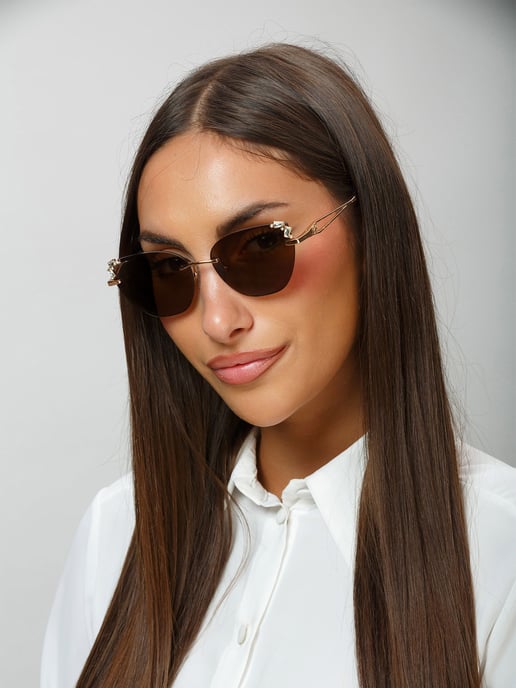 Blumarine Zonnebril Gepolijst Koperachtig Goud - Image 4