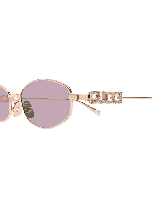 Gucci Sunglasses Gold/Violet - Image 2