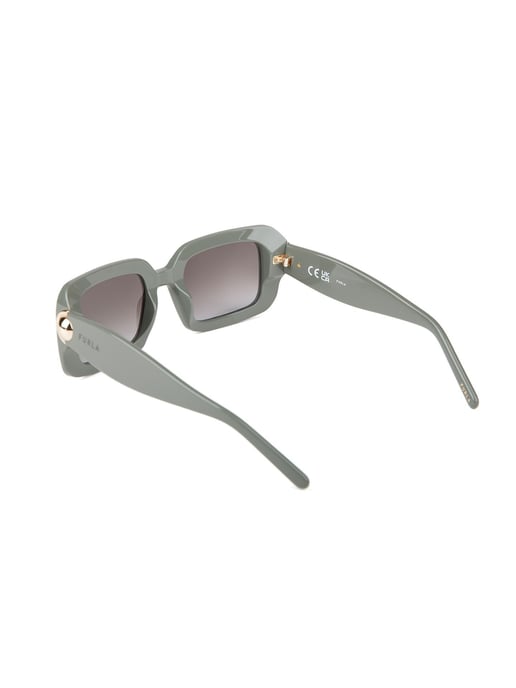 Furla Zonnebril Glanzend Khaki Groen - Image 3