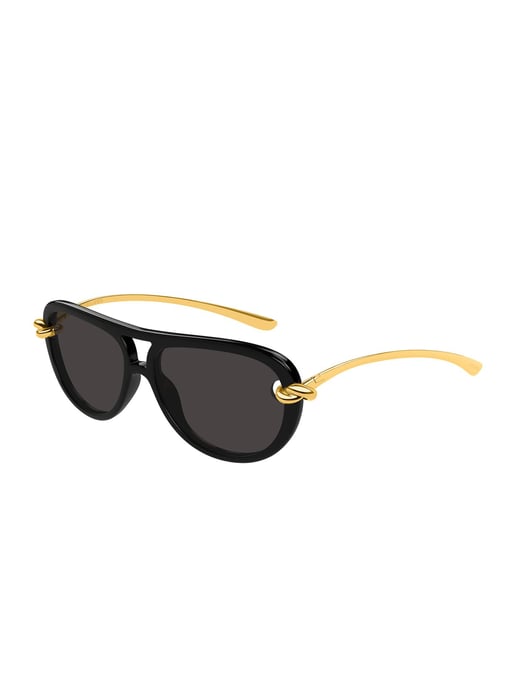Bottega Veneta Zonnebril Zwart/Grijs - Image 1