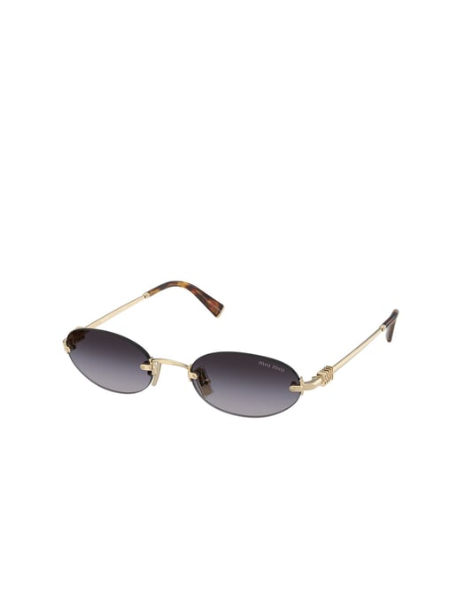 Miu Miu Sunglasses Grey/Gold - Image 1