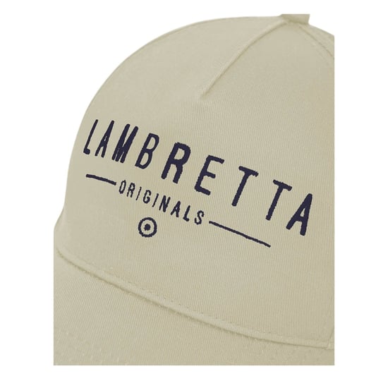 Lambretta Unisex Volwassen Originals Baseball Cap (Stone) - Image 3