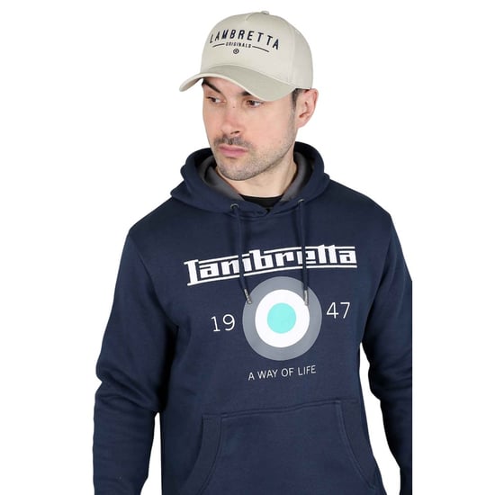 Lambretta Unisex Volwassen Originals Baseball Cap (Stone) - Image 4