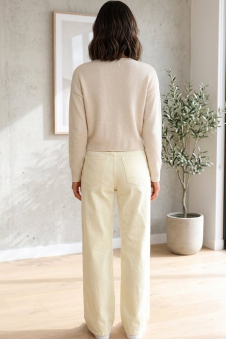 High Waisted Wide Leg Jeans - Image 2