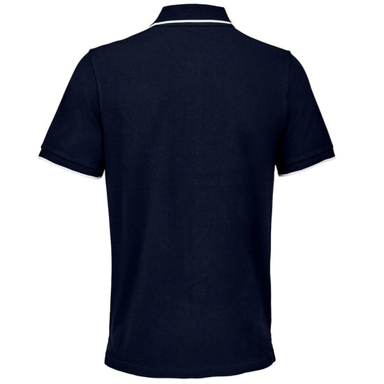 SOLS Volwassen Unisex Palermo Poloshirt (Franse marine / Wit) - Image 2