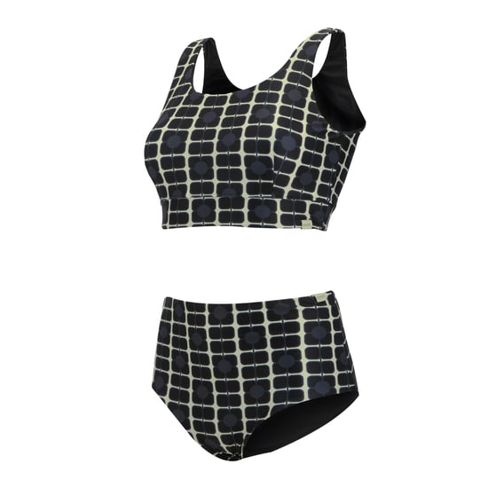 Regatta Dam Orla Kiely Poppy Vändbar Bikini-set (Monokrom) - Image 3