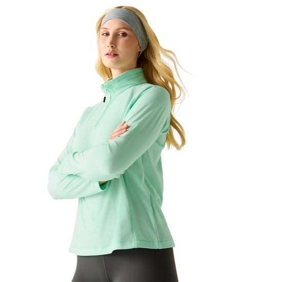 Regatta - Geweldige Outdoor Dames Montes Half Zip Fleece Top (Ijsgroen) - Image 4