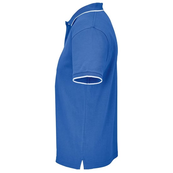 SOLS Volwassen Unisex Palermo Poloshirt (Royaal Blauw, Wit) - Image 3