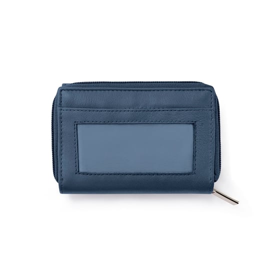 Women’s Genuine Leather RFID Wallet with Card & Coin Pocket in Navy - Image 6