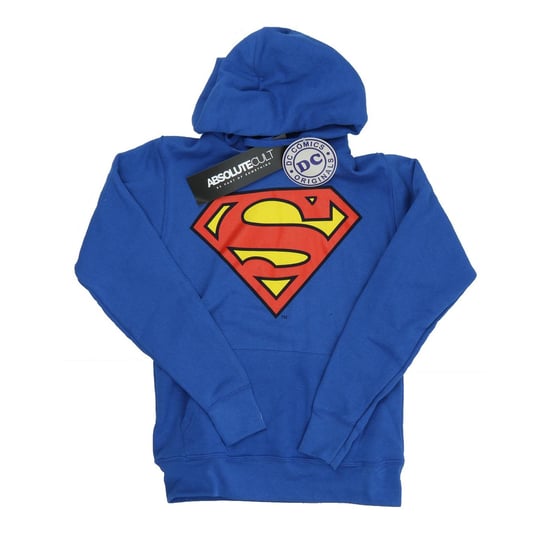 DC Comics Dames/Dames Superman Logo Hoodie (Koningsblauw) - Image 1