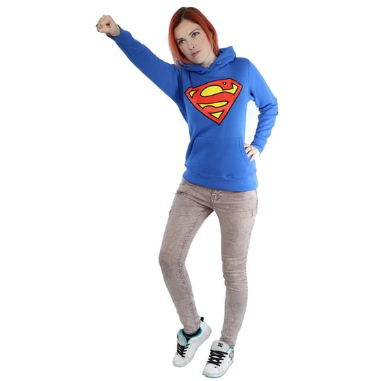 DC Comics Dames/Dames Superman Logo Hoodie (Koningsblauw) - Image 4